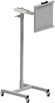 MPS mobile positioning stand with DR panel holder